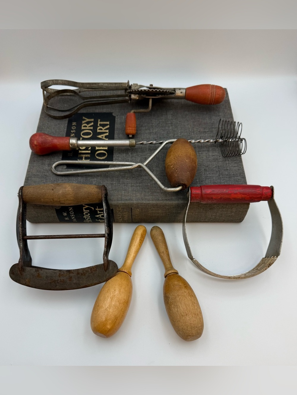 Mixed Lot of Vintage Kitchen Utensils Gadgets Farmhouse Rustic Primitive
